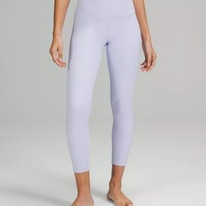 Lululemon Wonder Under Legging 25" Pastel Blue (lavender) NWT Size 4